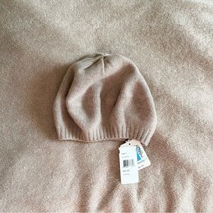Portolano Cashmere Beret Beanie in Nile Brown